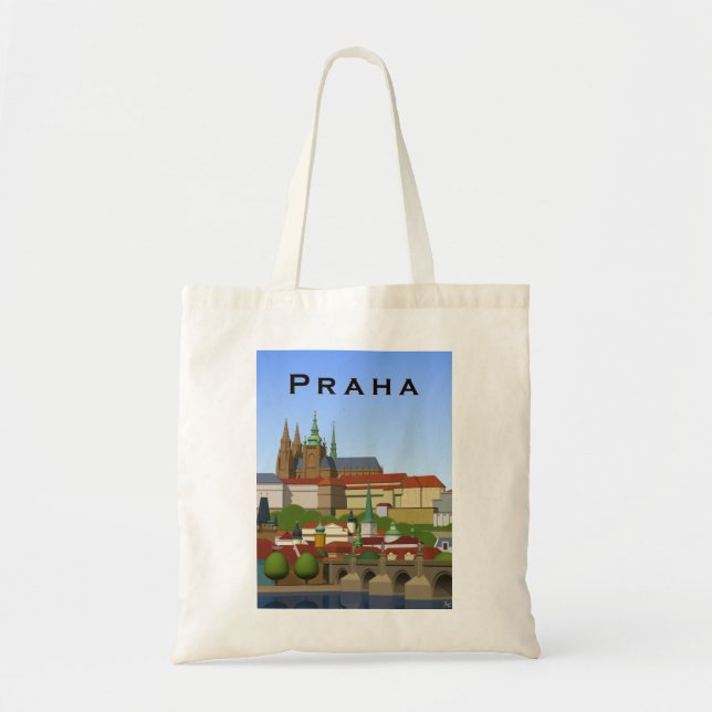 Bolso De Tela Praga (Frente)