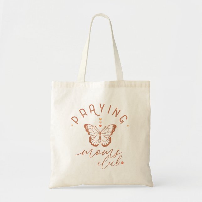 Bolso De Tela Praying Mom Club (Frente)