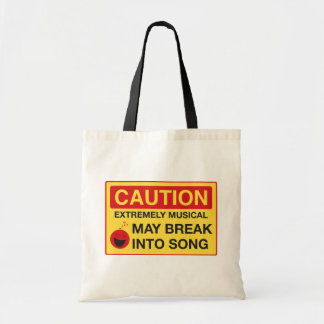 Bolso De Tela Precaución: Extremadamente Musical