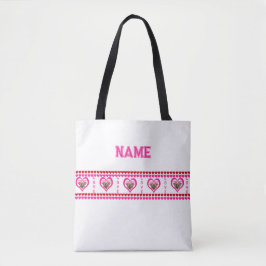 Bolso De Tela Precioso pony en rosa día de San Valentín