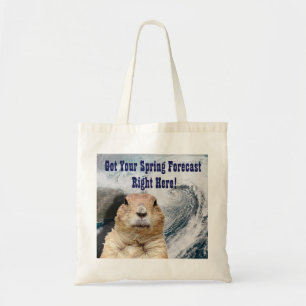 Bolso De Tela Predicción de primavera de Groundhog