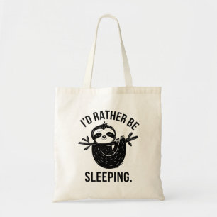 Bolso De Tela Preferiría Dormir Lazy Sloth