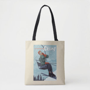 Bolso De Tela Preferiría Esquiar Impresión