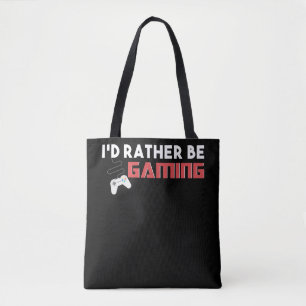 Bolso De Tela Preferiría Estar Jugando A La Computadora De Jueg