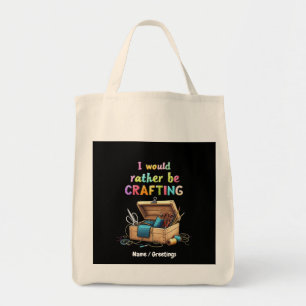 Bolso De Tela Preferiría Estar Redactando Graciosos Hobbies Crea