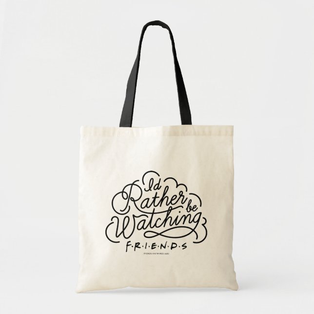 Bolso De Tela Preferiría estar viendo FRIENDS™ Script 2 (Frente)
