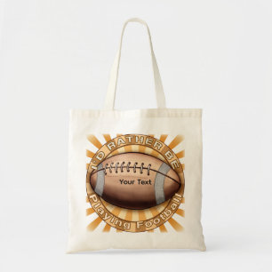 Bolso De Tela Preferiría Jugar Fútbol