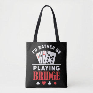 Bolso De Tela Preferiría Jugar Puente