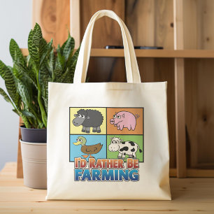 Bolso De Tela ¡Prefiero cultivar! (agricultor virtual)