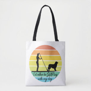 Bolso De Tela Prefiero estar con mi Chica de suplir perro