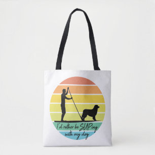 Bolso De Tela Prefiero estar con mi suplicio de perro