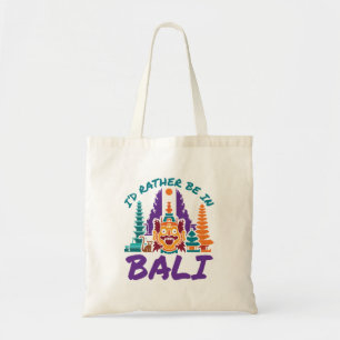 Bolso De Tela Prefiero estar en Bali Indonesia de vacaciones via