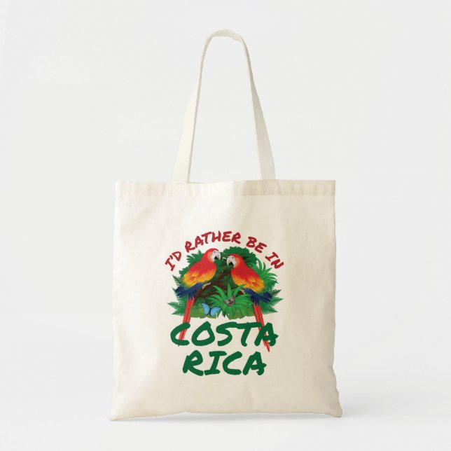 Bolso De Tela Prefiero estar en el recuerdo de vacaciones de Cos (Frente)