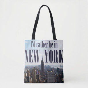 Bolso De Tela "Prefiero estar en Nueva York"