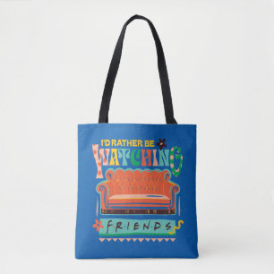 Bolso De Tela Prefiero Estar Viendo FRIENDS™ Gráfico Vibrante