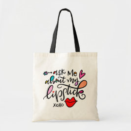 Bolso De Tela Pregúntame por mi lápiz labial