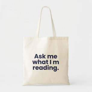 Bolso De Tela Pregúntame qué estoy leyendo