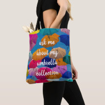 Pregúntame sobre mi colección de paraguas
