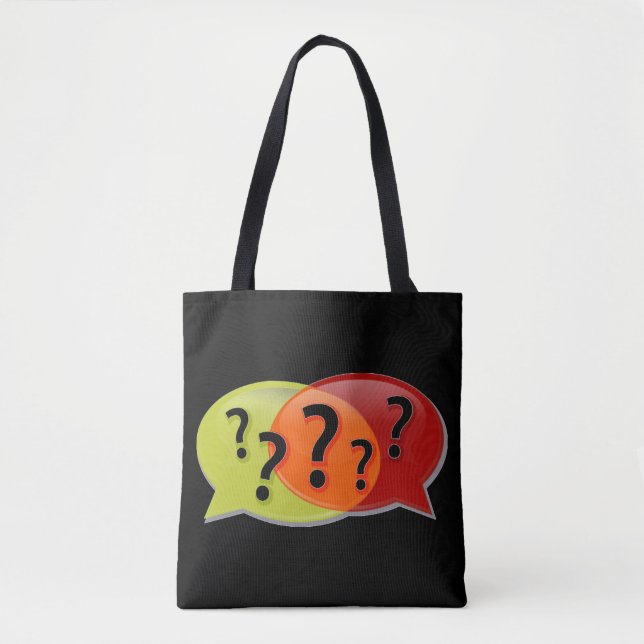 Bolso De Tela Preguntar todo (Anverso)