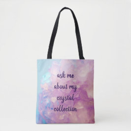 Bolso De Tela Preguntarme sobre mi colección de cristal