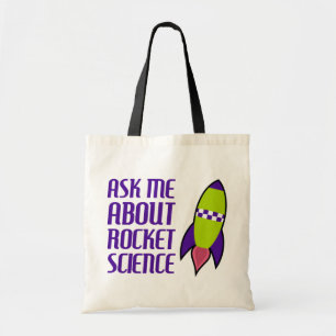 Bolso De Tela Pregúnteme acerca de la ingeniería espacial