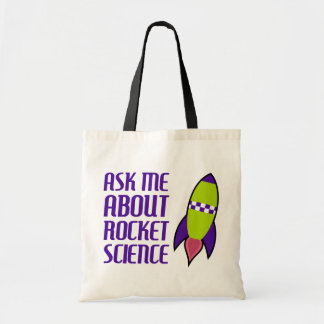 Bolso De Tela Pregúnteme acerca de la ingeniería espacial