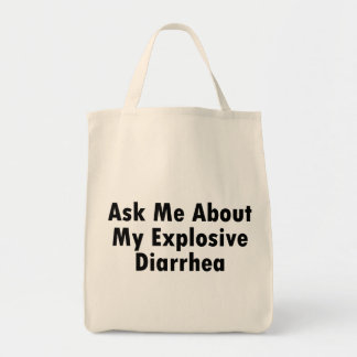Bolso De Tela Pregúnteme acerca de mi diarrea explosiva