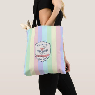 Bolso De Tela Preppy Pastel Final Fiesta Margarita Despedida de 