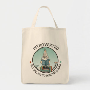 Bolso De Tela Presentado pero dispuesto a discutir libros