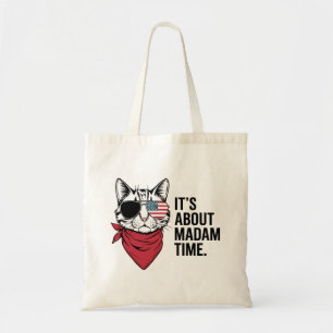 Bolso De Tela Presidenta Señora Tiempo 2024 Kamala Harris mitin