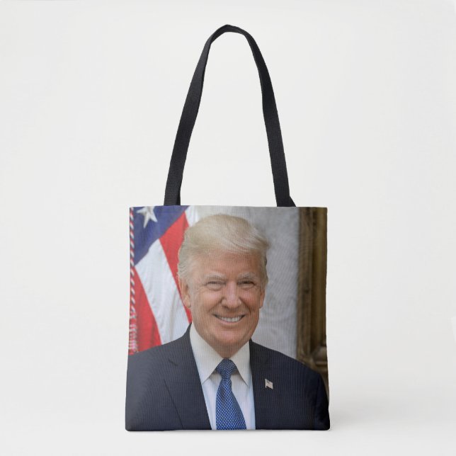 Bolso De Tela Presidente Donald J. Trump Tote (Anverso)