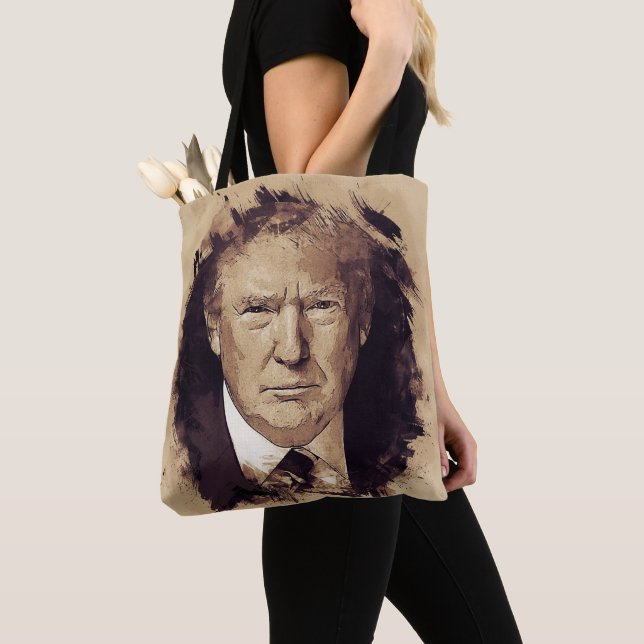 Bolso De Tela Presidente Donald Trump (Detalle)