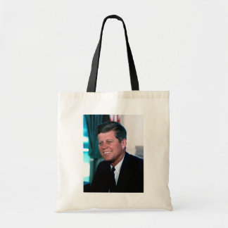 Bolso De Tela Presidente estadounidense John F. Kennedy en la Of