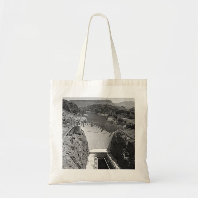 Bolso De Tela Preso Hoover 3 de B&W (Frente)