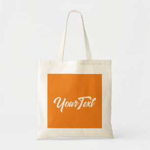 Bolso De Tela Presupuesto de plantilla de color de Naranja de te