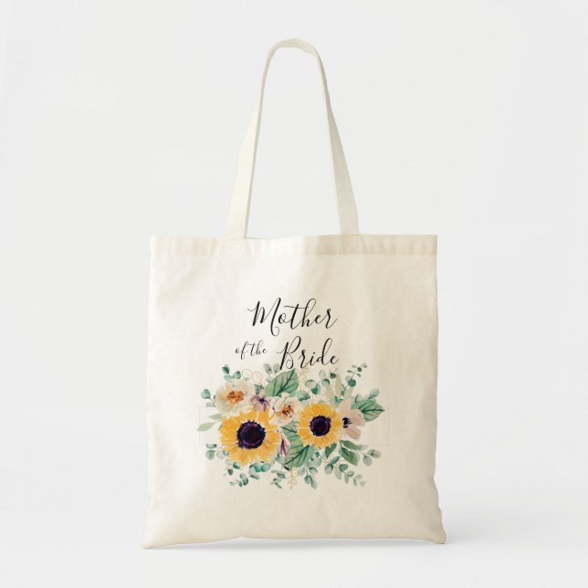 Bolso De Tela PRESUPUESTO Madre Novia Groom Personalizado Regalo (Frente)