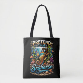 Bolso De Tela Pretend I’m a Seahorse
