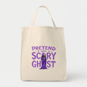 Bolso De Tela Pretende que soy un fantasma aterrador - Halloween