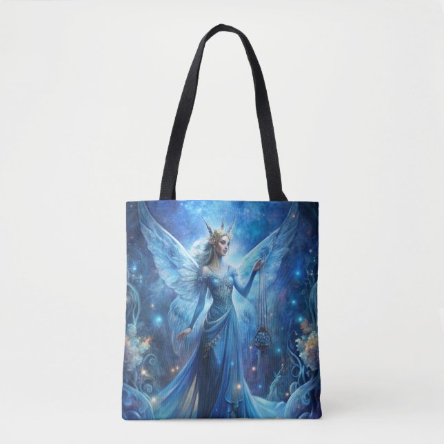 Bolso De Tela Pretty Fairy in Blue (Anverso)