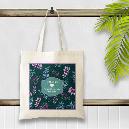 Bolso De Tela Pretty Watercolor Floral Garden