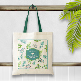 Bolso De Tela Pretty Watercolor Floral Garden