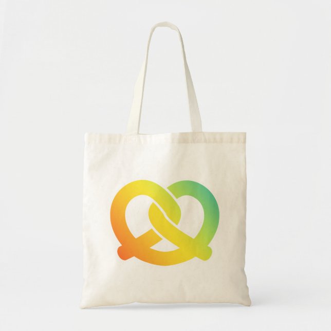 Bolso De Tela pretzel suave (Frente)