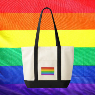 Bolso De Tela PridePulse: Impulso de Orgullo de Arcoíris