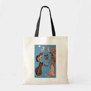 Bolso De Tela Primadonna de la noche, Louis Wain