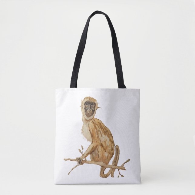 Bolso De Tela Primate Proclivity Monkey Tote Bag (Anverso)