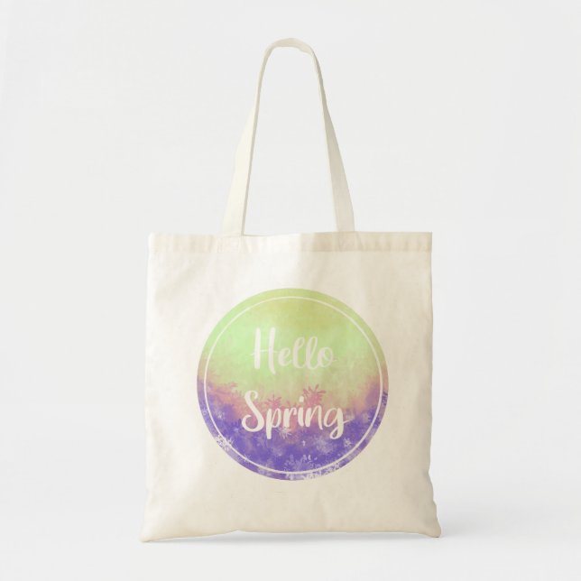 Bolso De Tela Primavera (Frente)