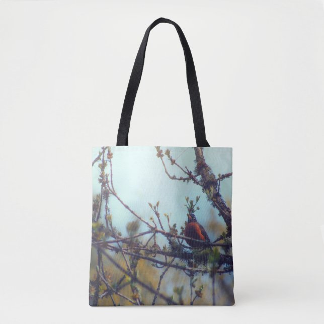 Bolso De Tela Primavera (Anverso)