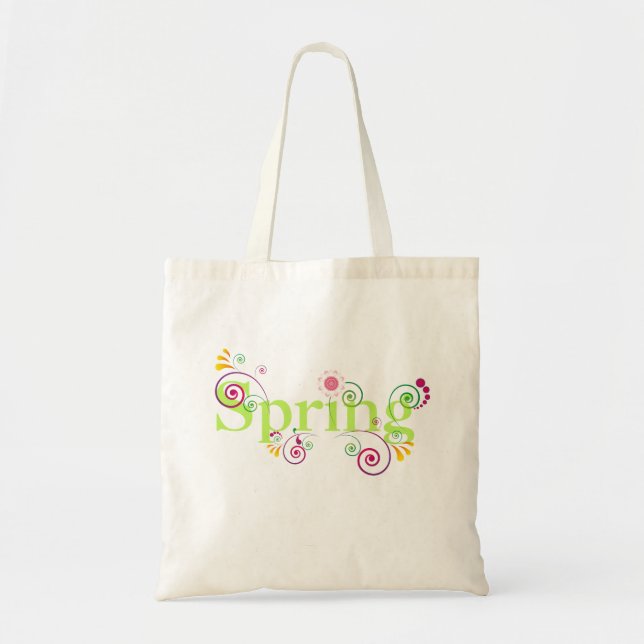 Bolso De Tela Primavera (Frente)