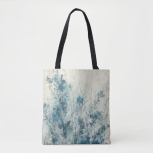 Bolso De Tela Primavera Azul