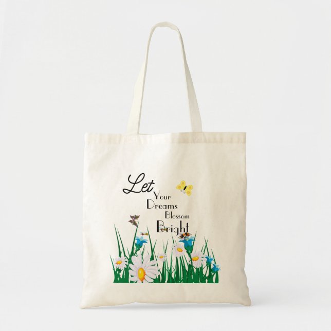 Bolso De Tela Primavera con nuevos sueños (Frente)